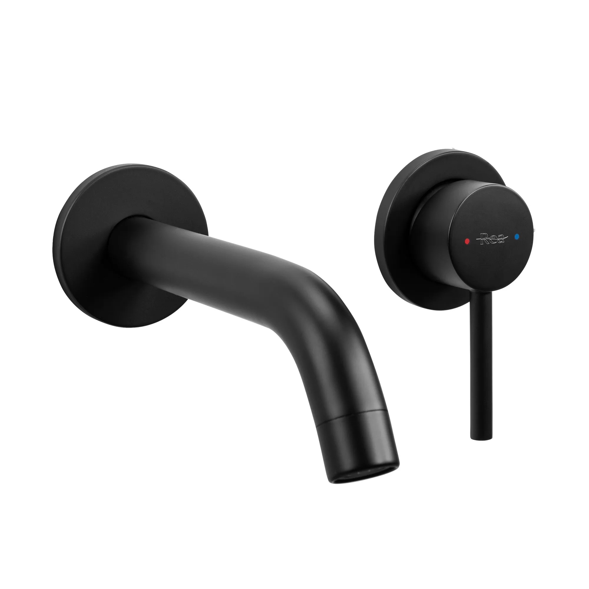 Rea Owen grifo para lavabo empotrado negro REA-B5332