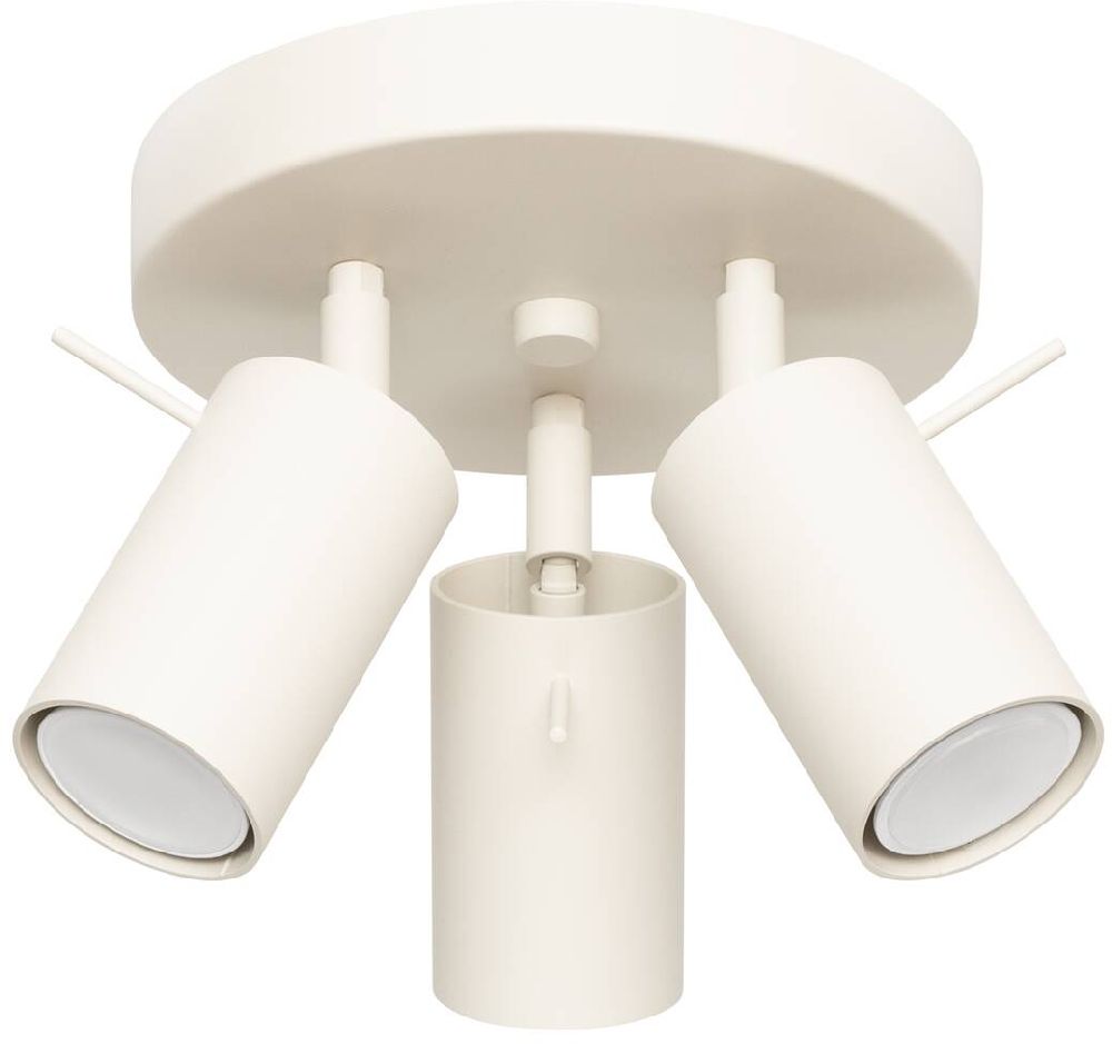 Sollux Lighting Ring lámpara de techo 3x10 W beige SL.1497