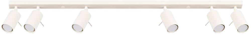 Sollux Lighting Ring lámpara de techo 6x10 W beige SL.1499