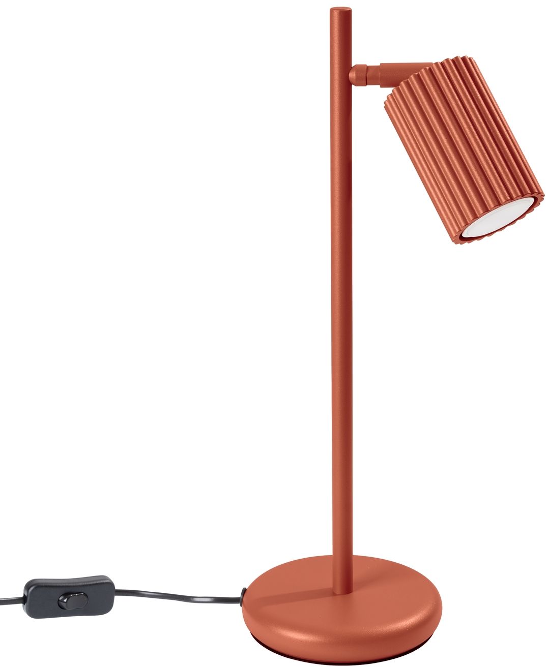 Sollux Lighting Karbon lámpara para escritorio 1x10 W rojo SL.1643