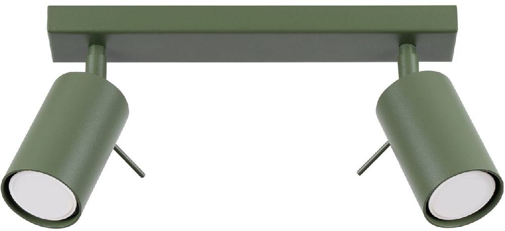 Sollux Lighting Ring lámpara de techo 2x10 W verde SL.1501