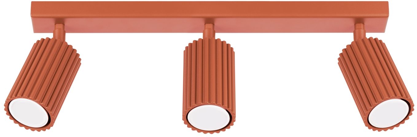 Sollux Lighting Karbon lámpara de techo 3x10 W rojo SL.1638