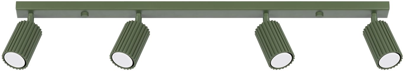 Sollux Lighting Karbon lámpara de techo 4x10 W verde SL.1622