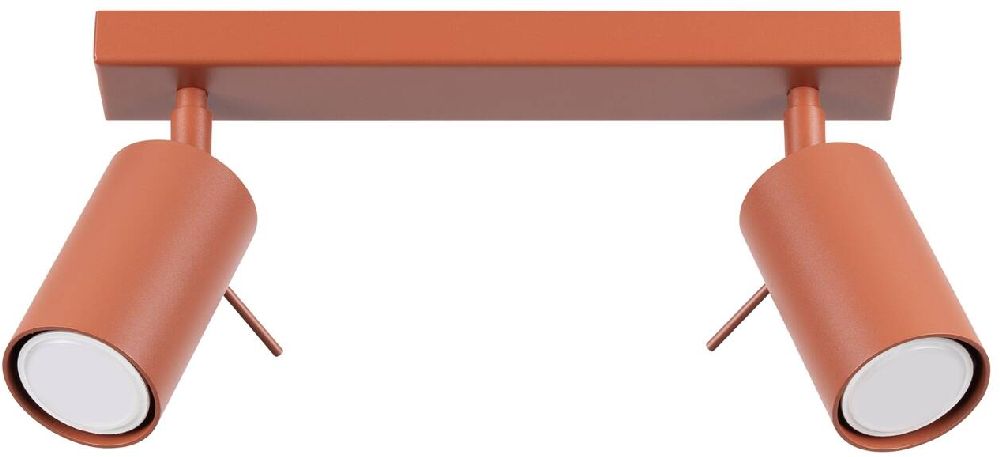 Sollux Lighting Ring lámpara de techo 2x10 W rojo SL.1507