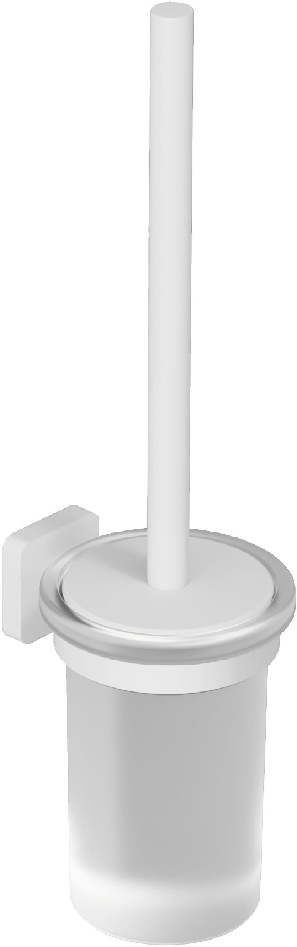 Kludi Vela S escobilla de wc con soporte atornillado blanco 2597453