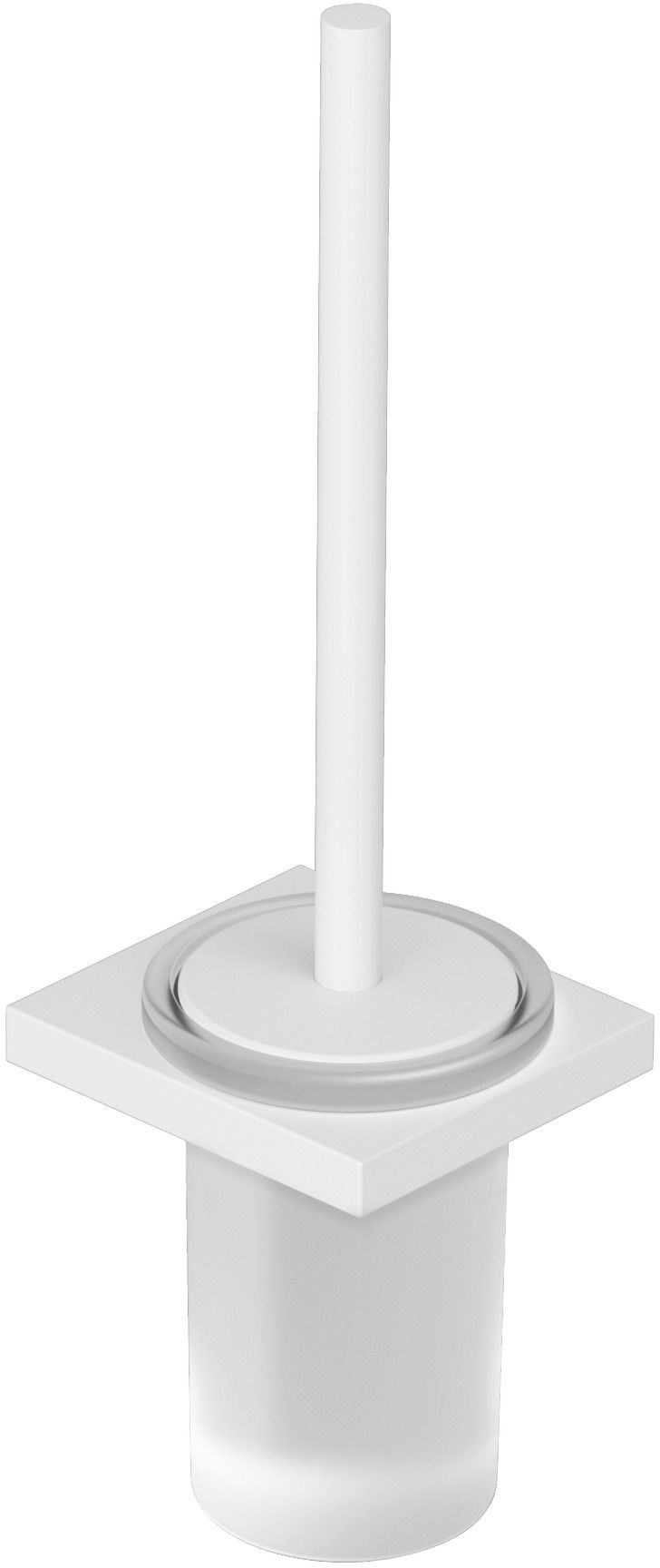 Kludi Vela C escobilla de wc con soporte atornillado blanco 3197453