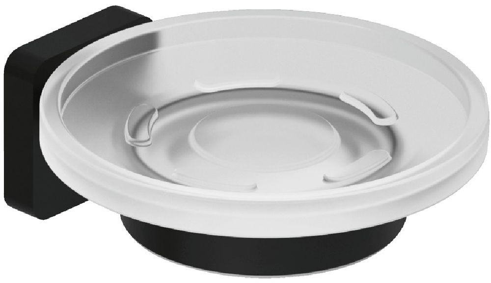 Kludi Vela S jabonera de pared negro 2598539