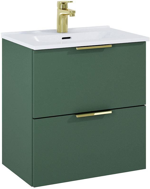Elita Street Plus lavabo con mueble 51.3 cm verde RE020500107010