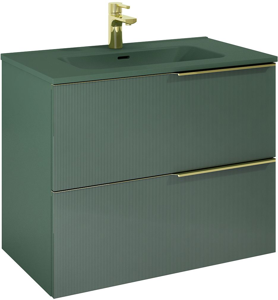 Elita Soho armario 80x45.3x63.5 cm suspendido, para lavabo verde RE010804047010