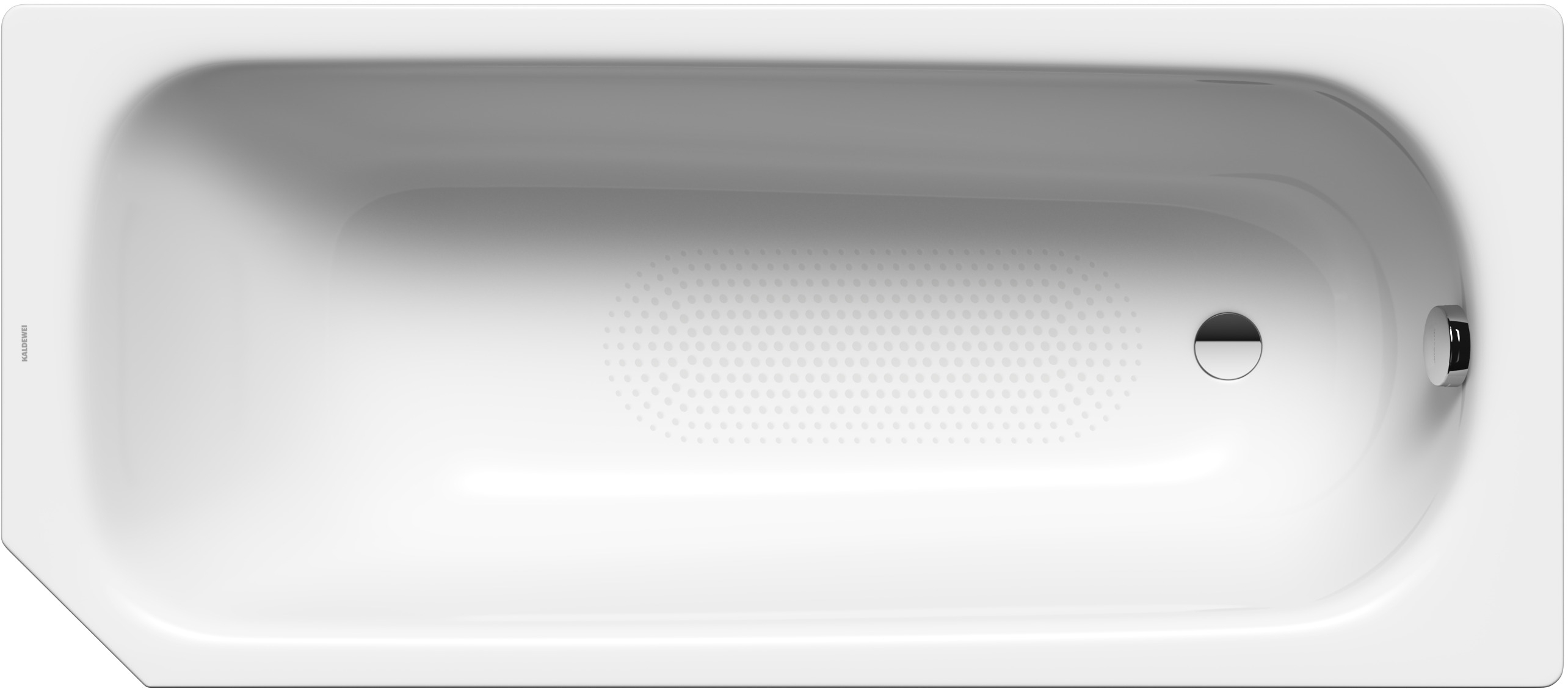 Kaldewei Saniform V1-V4 bañera rectangular 160x70 cm blanco 192134013001