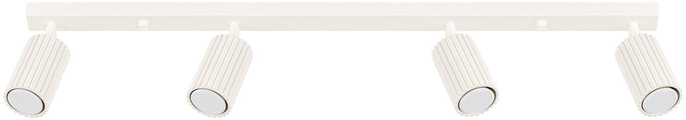 Sollux Lighting Karbon lámpara de techo 4x10 W beige SL.1603