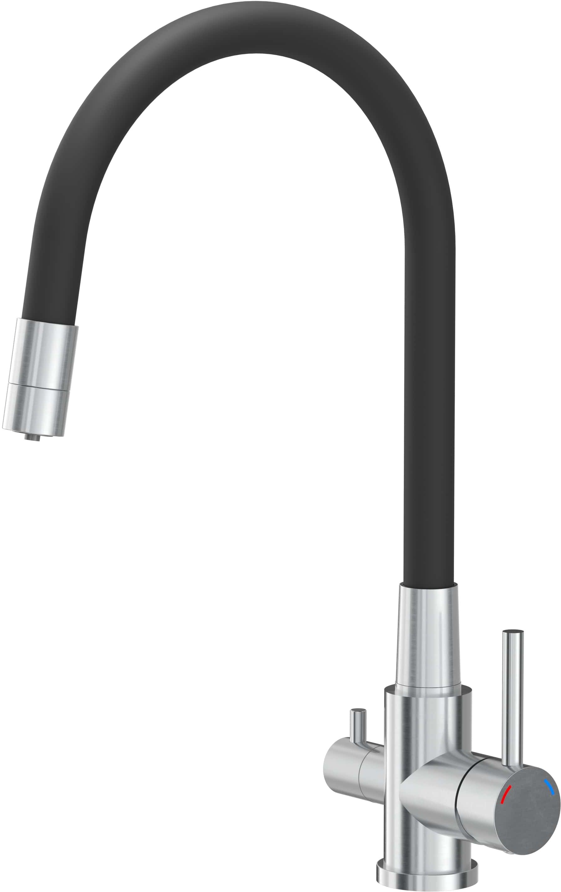 Quadron Agnes grifo para filtro de agua de pie acero inoxidable 52141BS