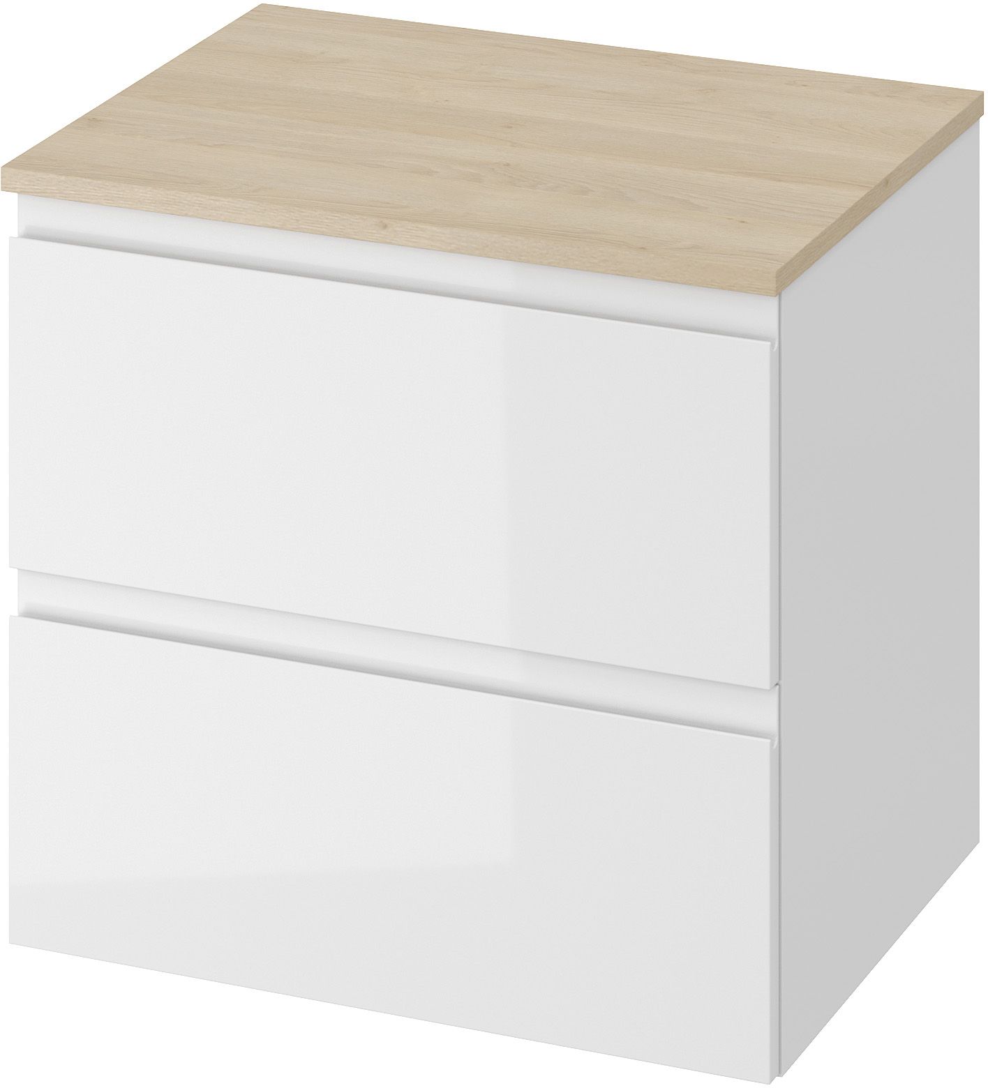 Conjunto armario Cersanit Modo S590-042, encimera Cersanit Modo S590-043