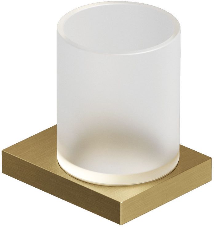 Kludi Vela C recipiente para cepillos de dientes blanco-oro 31975N0