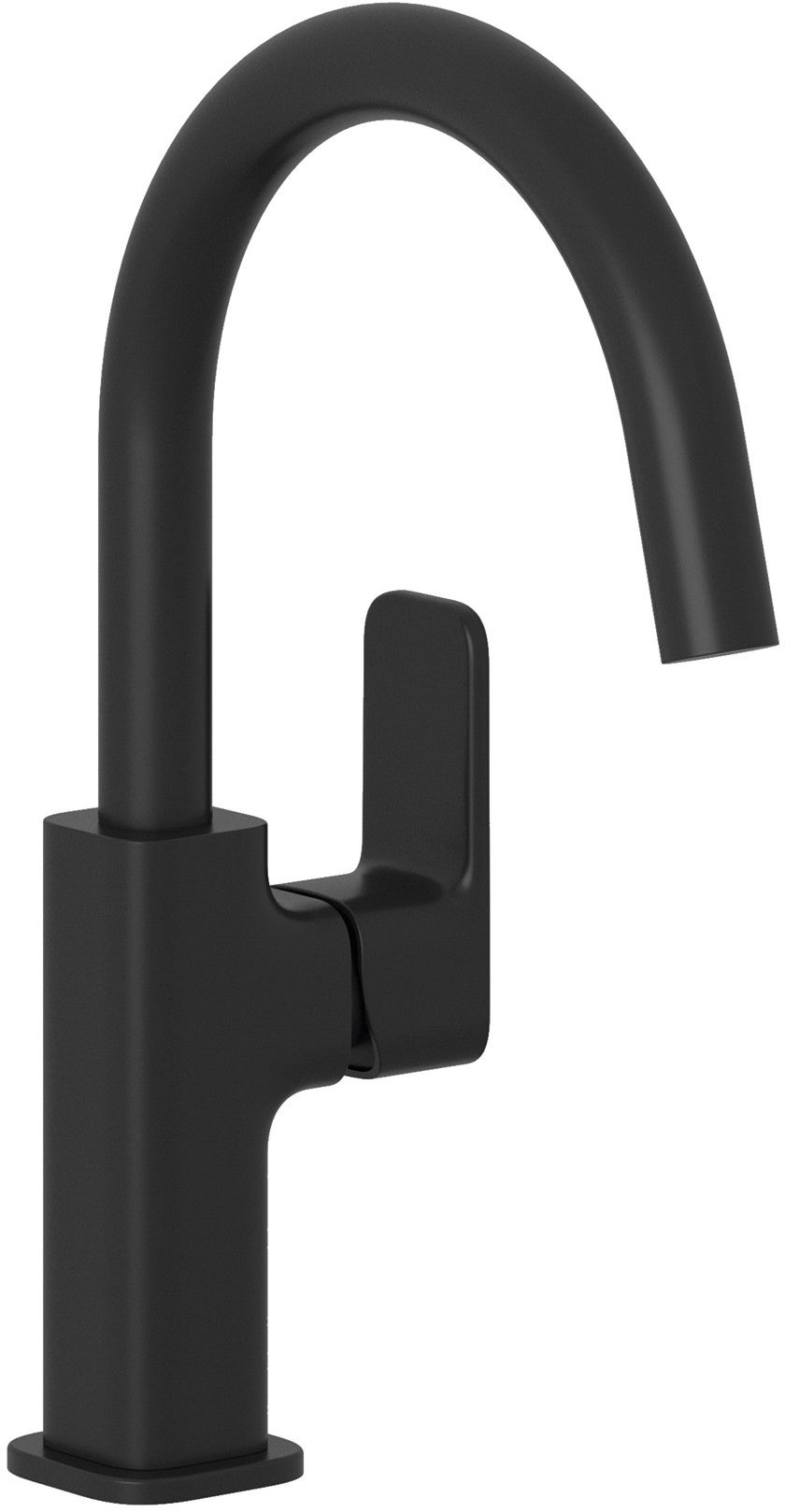 Kludi Renon grifo para lavabo de pie negro 420273975