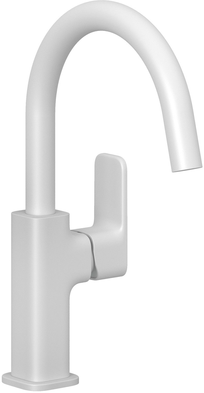 Kludi Renon grifo para lavabo de pie blanco 420275375
