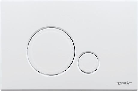 Duravit DuraSystem botón de descarga para WC blanco WD5010011000