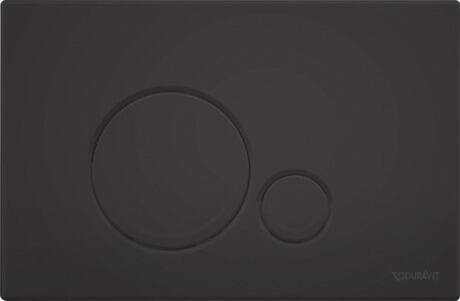 Duravit DuraSystem botón de descarga para WC negro WD5010031000