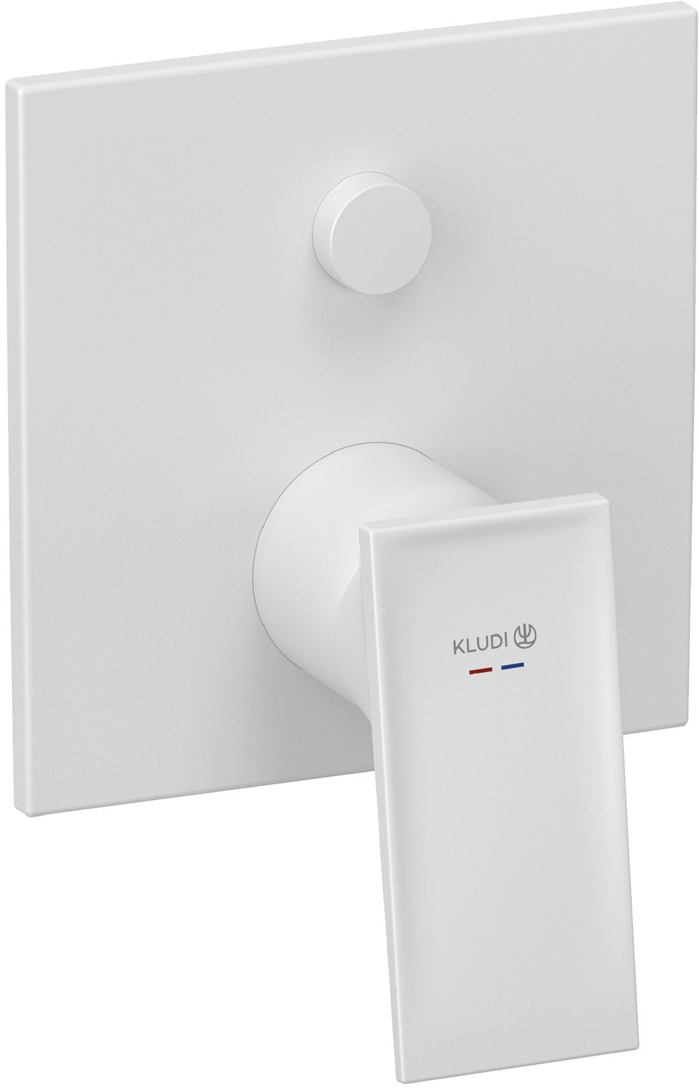 Kludi Decus grifo de bañera y ducha empotrado blanco 547595375