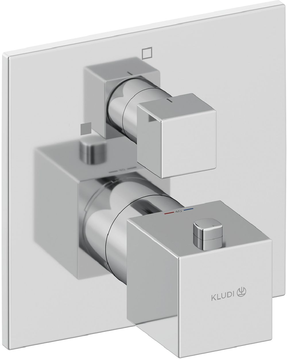 Kludi Decus grifo para ducha empotrado con termostato cromo 548850575