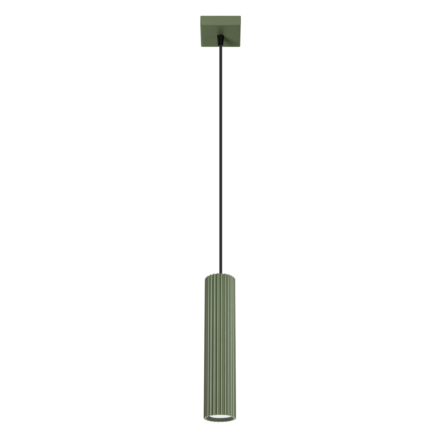 Sollux Lighting Karbon lámpara colgante 1x10 W verde SL.1611
