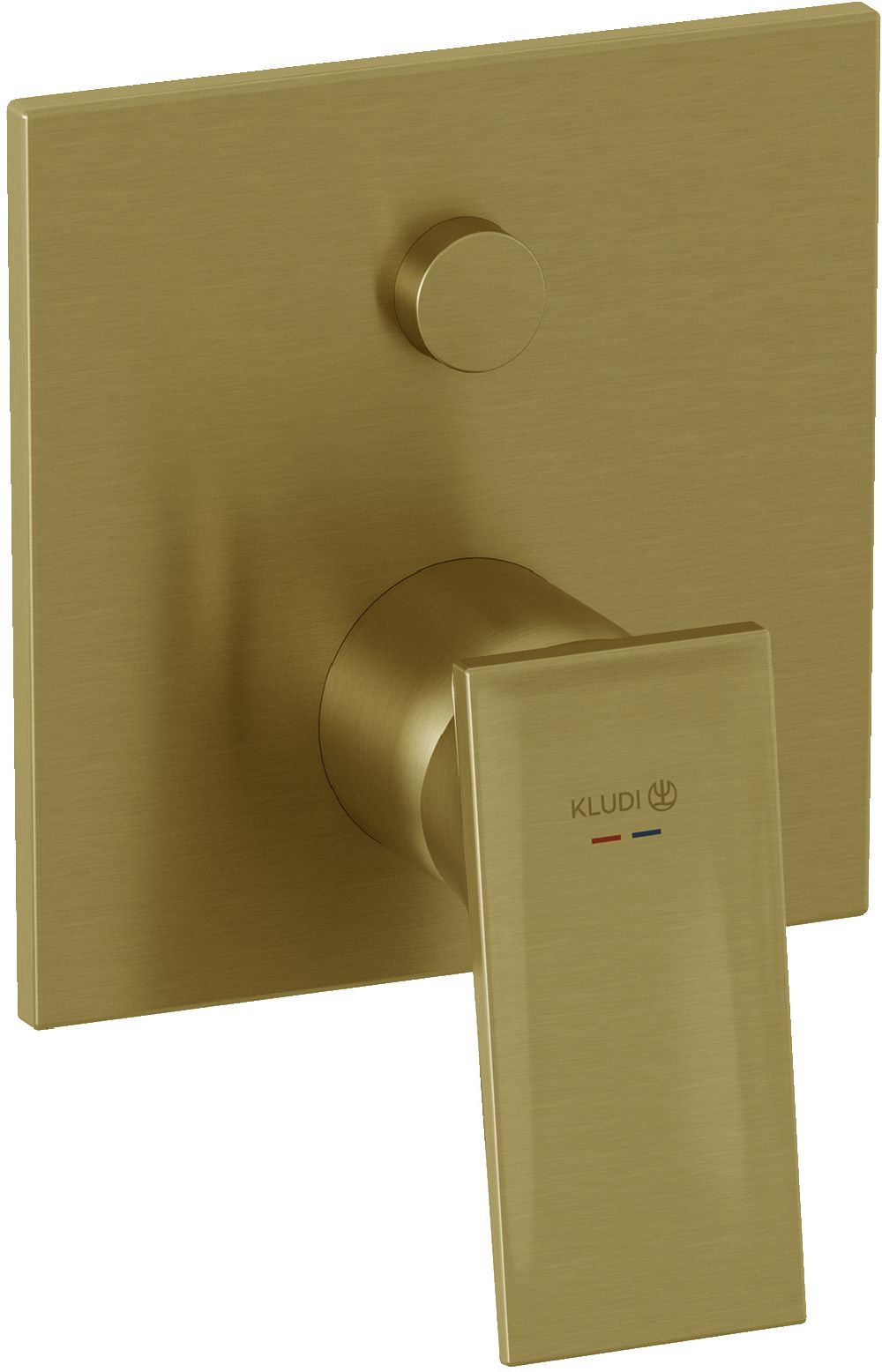 Kludi Decus grifo de bañera y ducha empotrado con termostato oro 54759N075