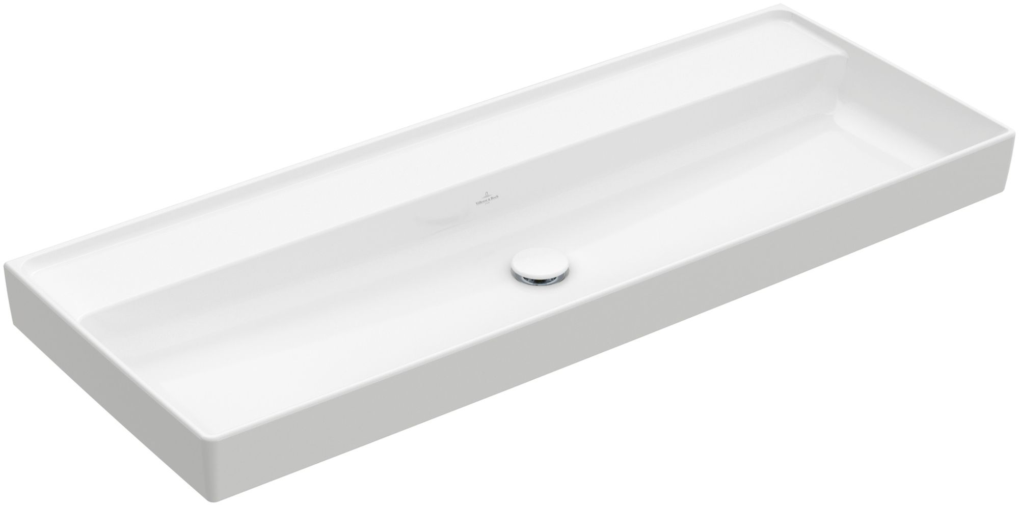 Villeroy & Boch Collaro lavabo 120x47 cm rectangular clásico-para mueble blanco brillante 4A33C3R1