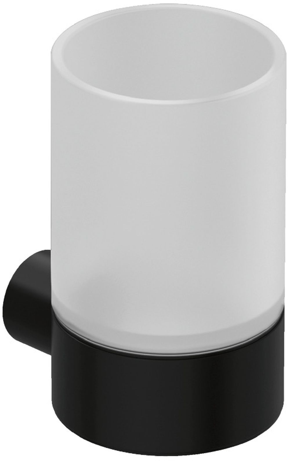 Kludi Vela R vaso para cepillos de dientes negro 5897539