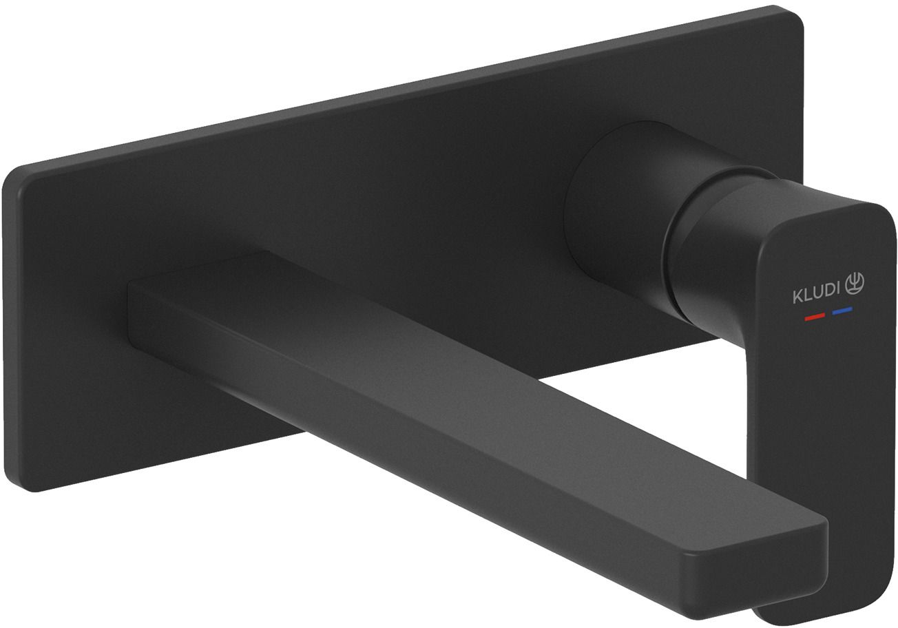 Kludi Renon grifo para lavabo empotrado negro 422443975