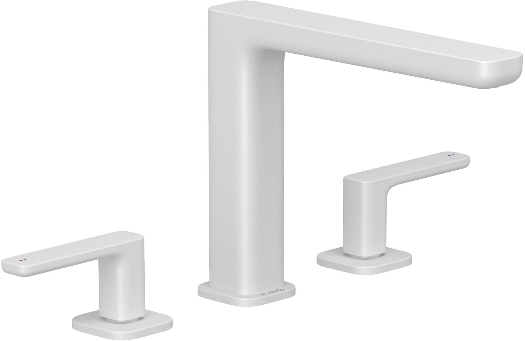 Kludi Renon grifo para lavabo de pie blanco 423935375