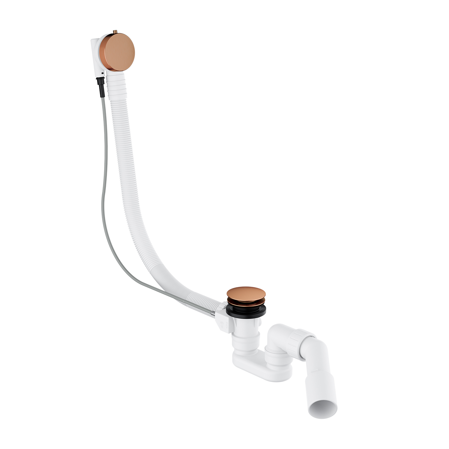 Omnires CGS sifón con rebosadero || TK104PLUS37764SCPB