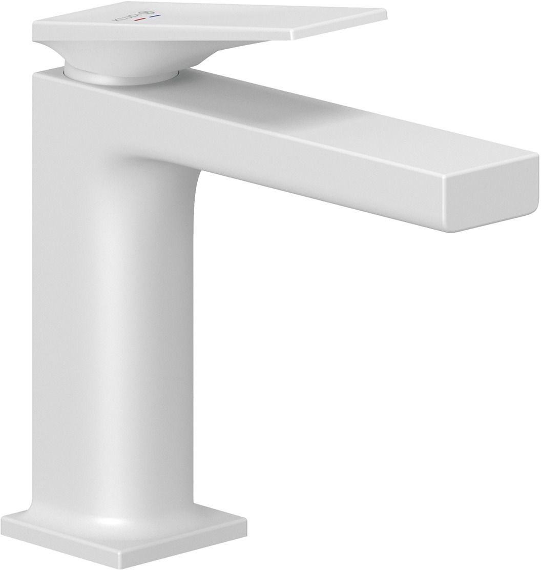 Kludi Decus grifo para lavabo de pie blanco 542825375