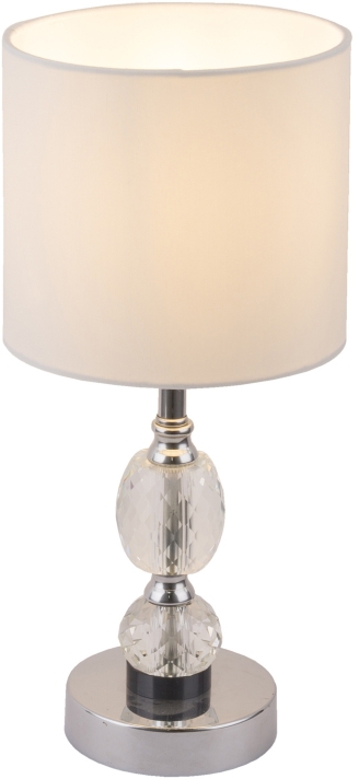 Globo Lighting Bronn lámpara de sobremesa 1x40 W blanco-cromo 24136T