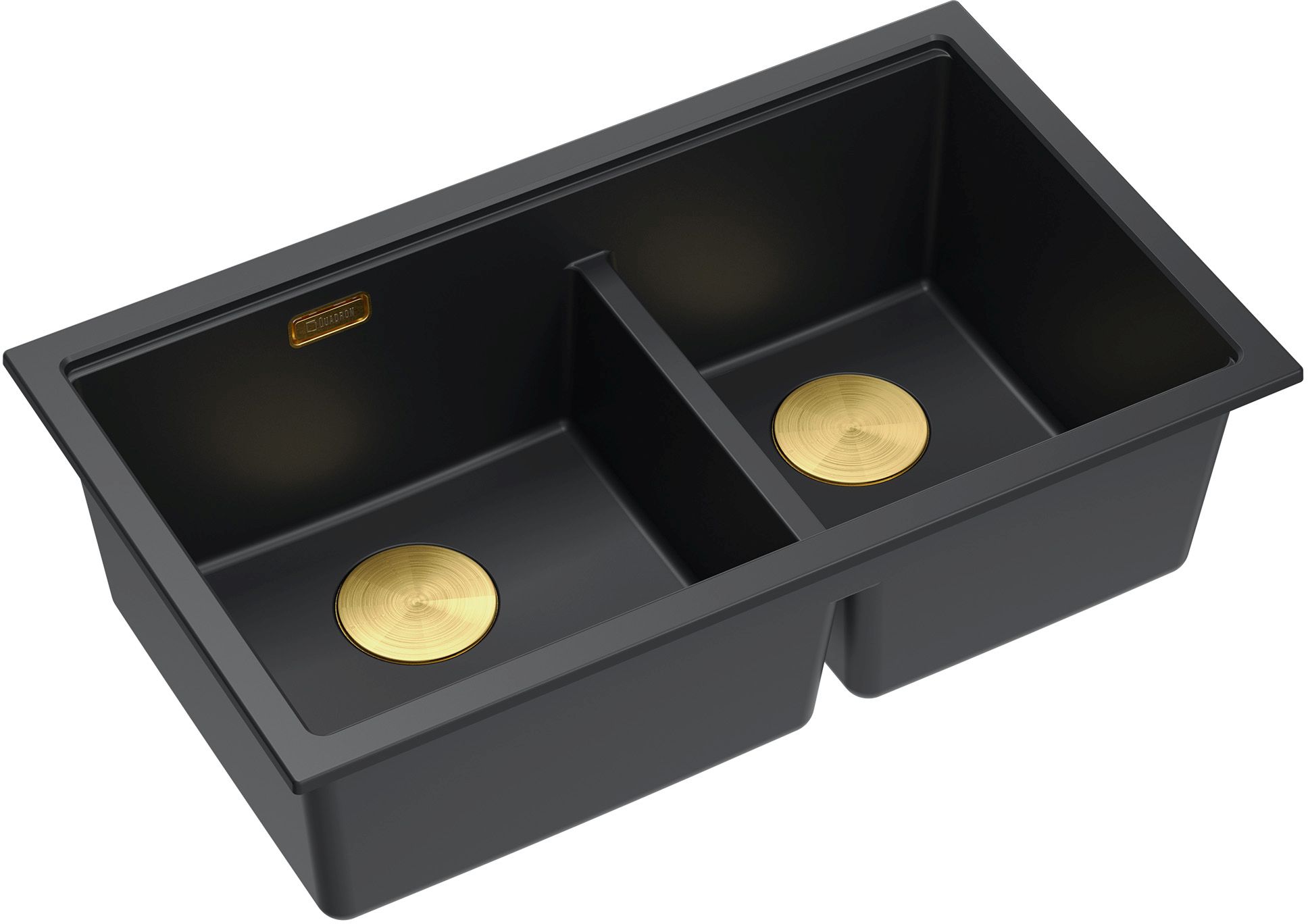 Quadron Logan fregadero graniteq 76x45 cm negro HQL7645U7_PVDG1_U