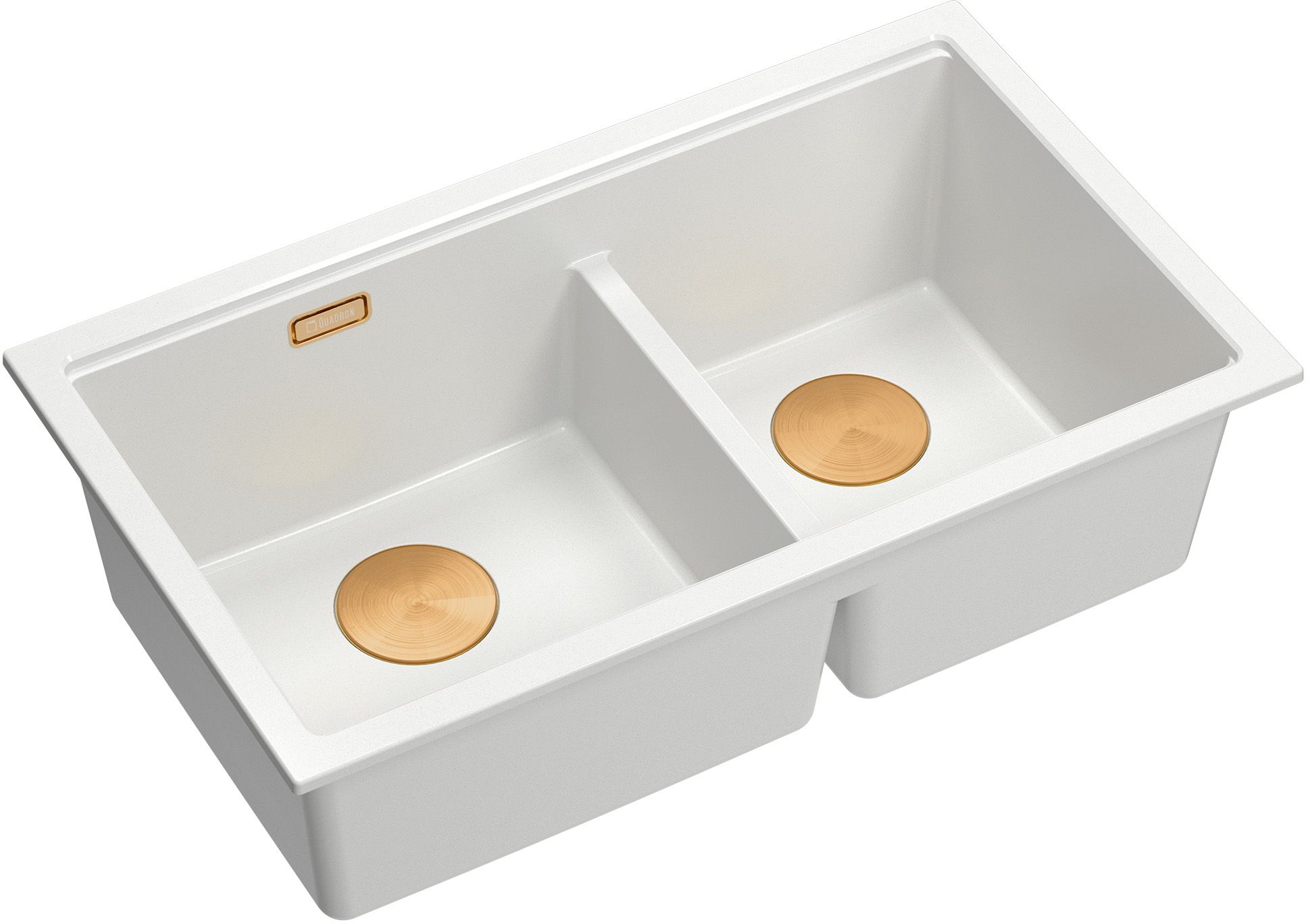 Quadron Logan fregadero graniteq 76x45 cm blanco HQL7645U1_PVDC1_U