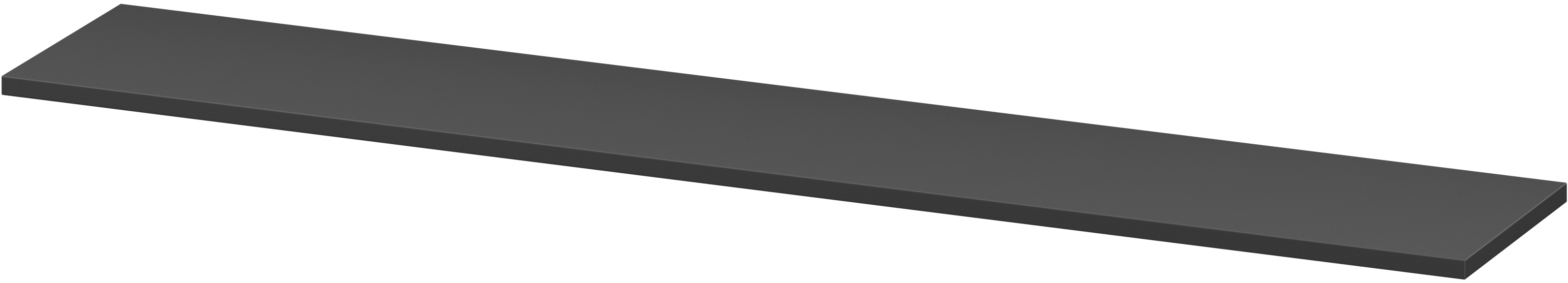 Cersanit Larga encimera sobre armario 132.4x22.5 cm antracita S164-055