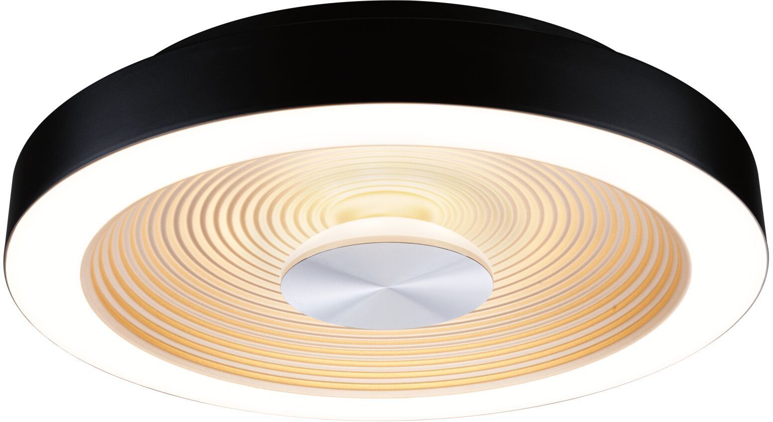 Paulmann Volea plafón 2x18 W negro-oro 71178