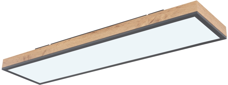 Globo Lighting Doro plafón 1x24 W blanco-madera-grafito 416080WD4-CCT