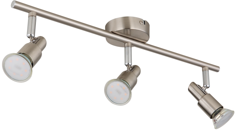 Globo Lighting Kinley lámpara de pared 3x3 W níquel 57385-3