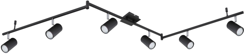 Globo Lighting Robby lámpara de techo 6x35 W negro 57910-6B