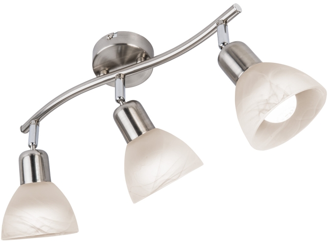 Globo Lighting Daytona lámpara de pared 3x5 W blanco-níquel 818903016X