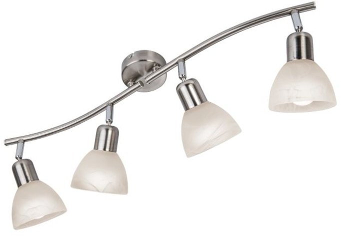 Globo Lighting Daytona lámpara de pared 4x5 W blanco-níquel 818904016X