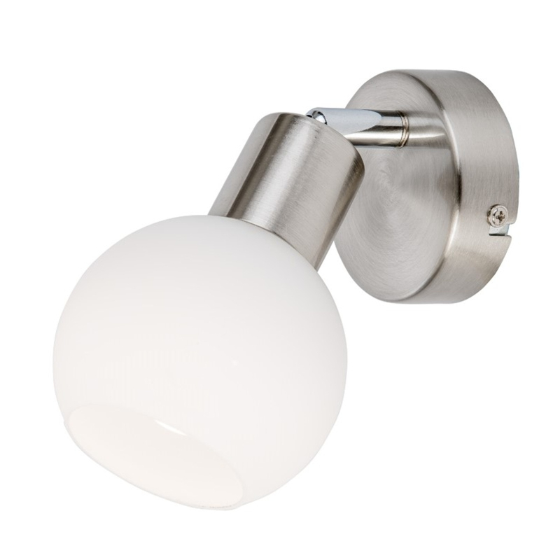 Globo Lighting Loxy lámpara de pared 1x5 W blanco-níquel 871601016X