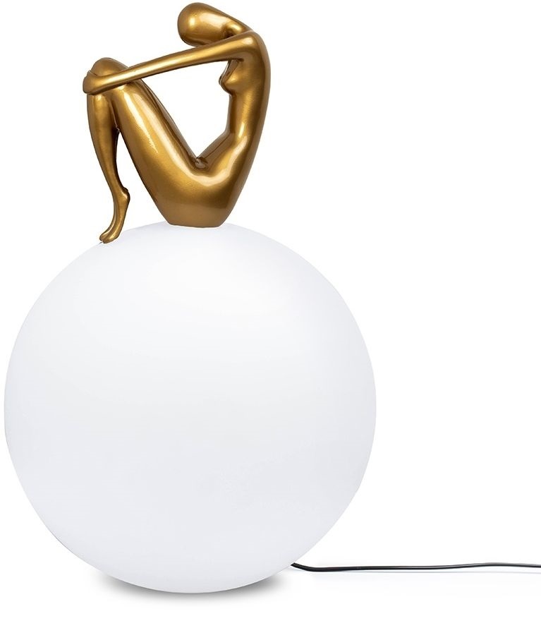 Moosee Uomo lámpara de pie 1x40 W blanco-oro MSE1501100430