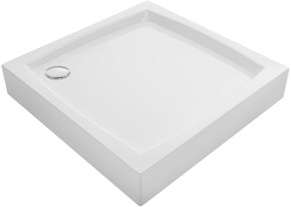 Laveo Bresso plato de ducha cuadrado 90x90 cm blanco JBD_696K
