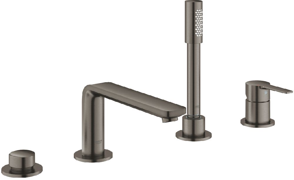 Grohe Lineare grifo de bañera y ducha en bañera Brushed Hard Graphite 19577AL1