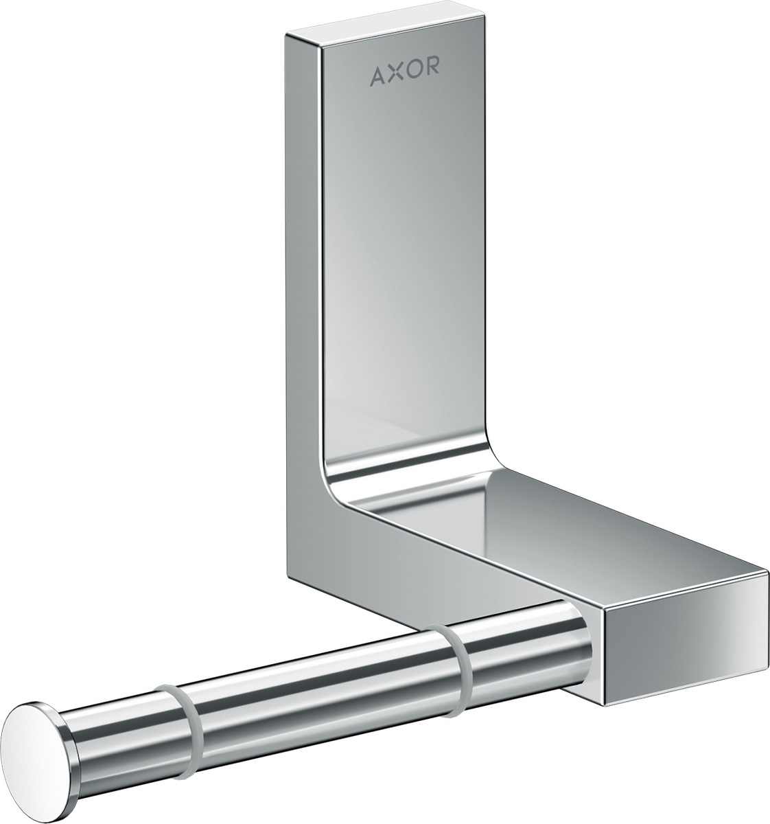 Axor Universal Rectangular portarrollos de papel higiénico cromo 42656000