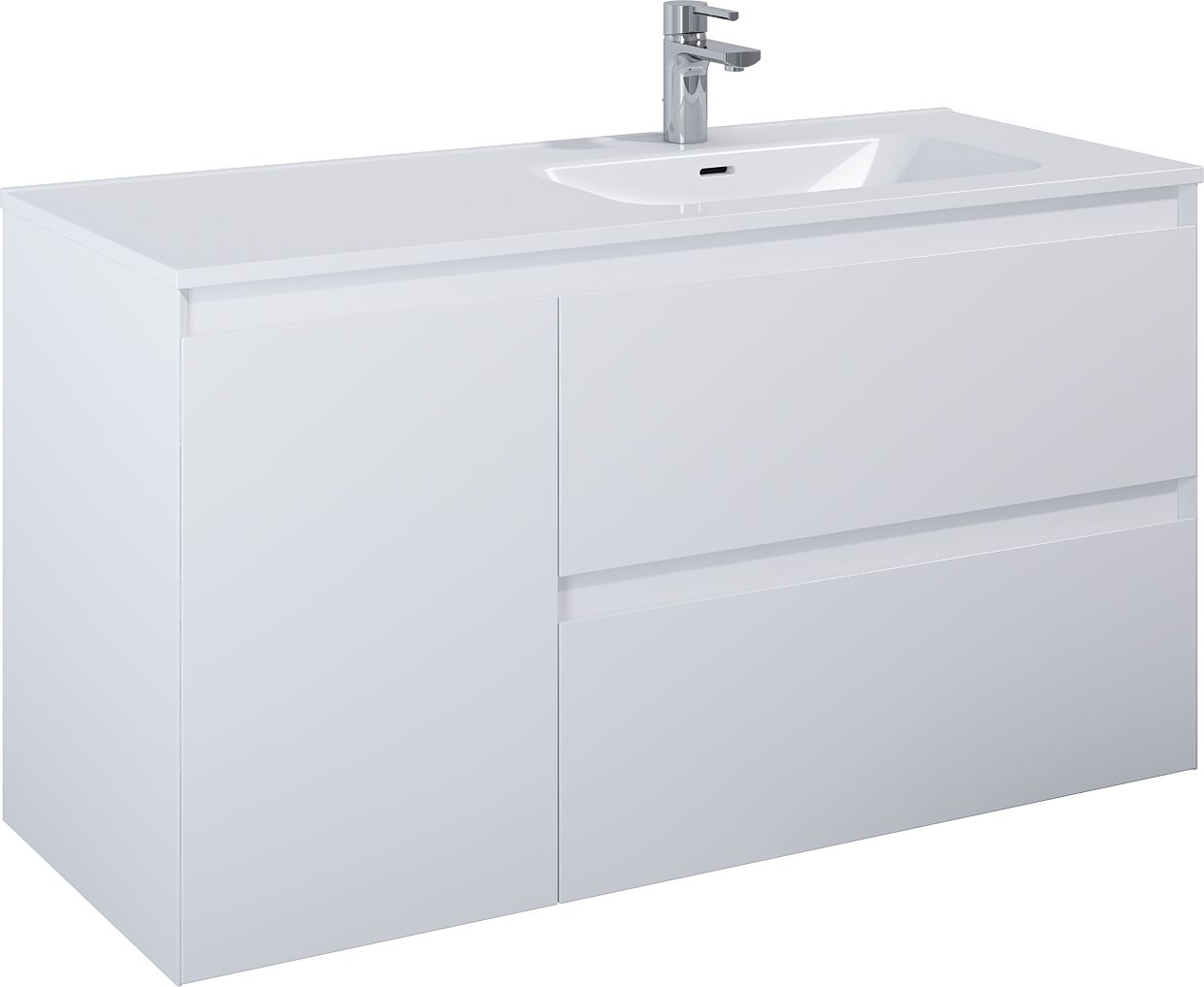 Elita Split armario 120x45.8x63.5 cm suspendido, para lavabo blanco RE011205255290