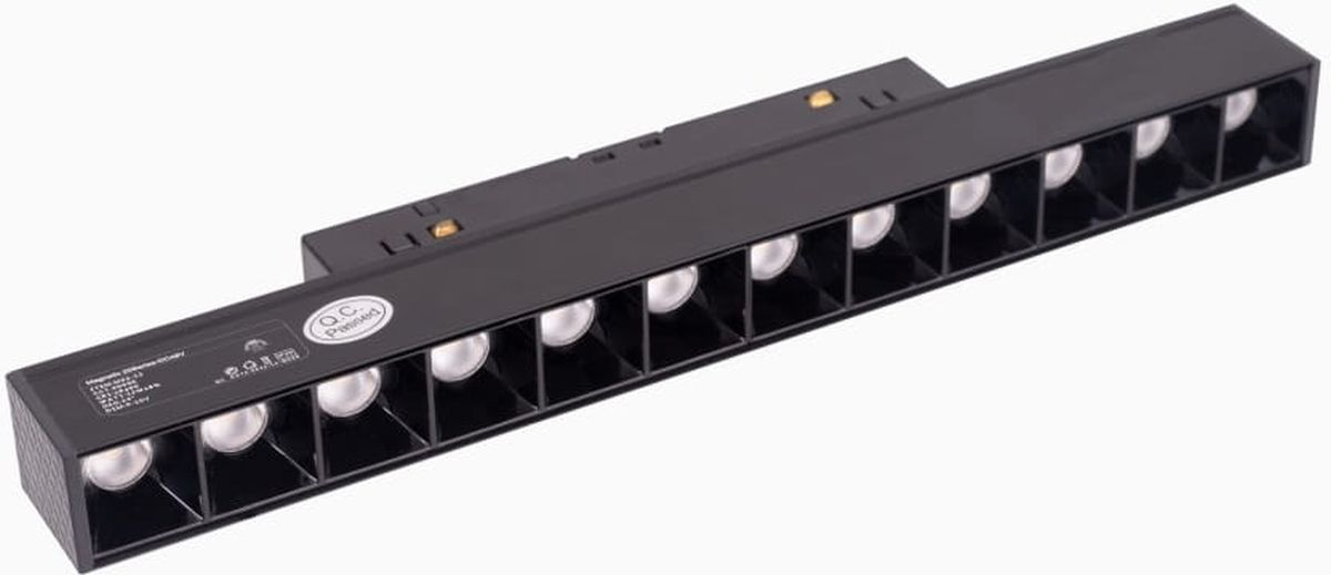 MaxLight Magnetic lámpara magnética 1x12 W negro M0004N