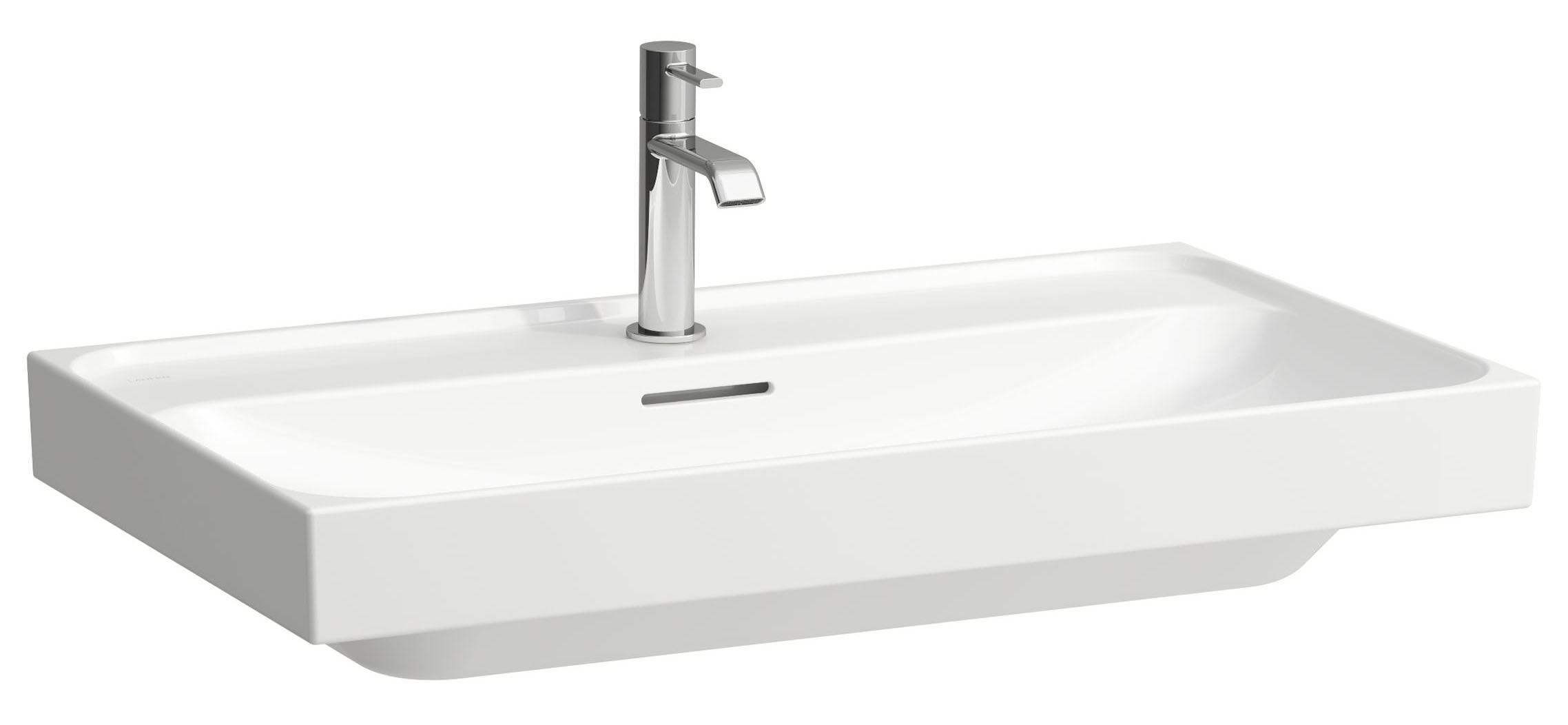 Laufen Meda lavabo 80x46 cm rectangular clásico blanco mate H8161177571091